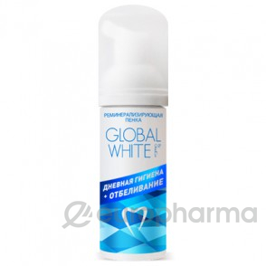 Global white пенка реминерализующая 50 мл Global white пенка реминерализующая 50 мл