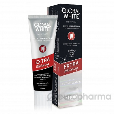 Global white экстра отбеливающая "Активный кислород" Global white экстра отбеливающая "Активный кислород"