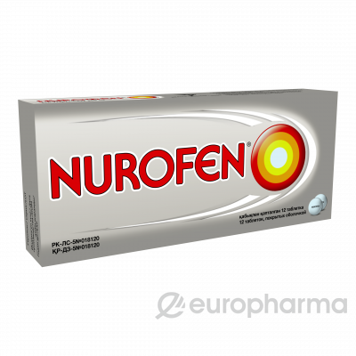 Нурофен 200 мг, № 12, табл.