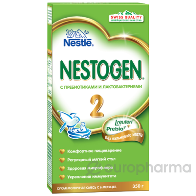 Nestle смесь Nestogen 2 молочная для детей с 6 месяцев 350 г