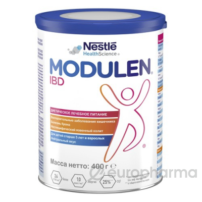 Nestle питание энтеральное Modulen IBD для детей от 5 лет 400 г