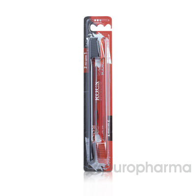 ROCS Промо-набор "Зубная щетка Red & Black Edition 1+1" ROCS Промо-набор "Зубная щетка Red & Black Edition 1+1"