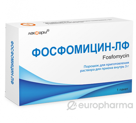 Фосфомицин-ЛФ порошок д/приготовления раствора 3 г
