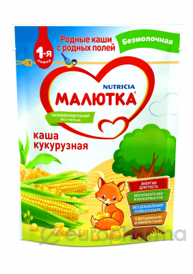 Малютка каша безмолочная кукурузная 200 гр Малютка каша безмолочная кукурузная 200 гр