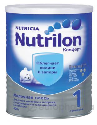 Nutrilon смесь Комфорт 1 молочная для детей с 0 месяцев 400 г