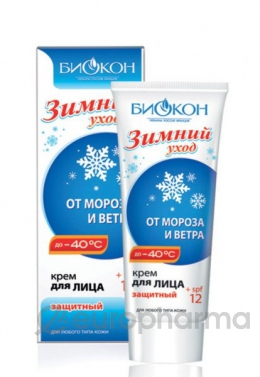 Биокон Крем для лица защитный Зимний уход 60 мл Биокон Крем для лица защитный Зимний уход 60 мл