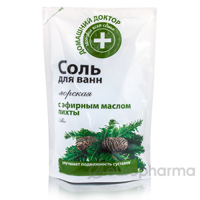 Домашний доктор Соль д/ванны 500 гр с эфирным маслом пихты Домашний доктор Соль д/ванны 500 гр с эфирным маслом пихты