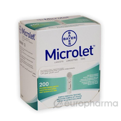 Ланцеты Microlet (серые) 200 шт