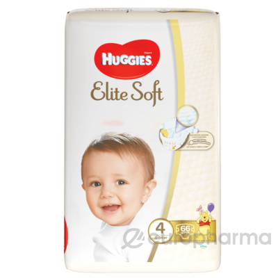 Huggies подгузники Elite Soft 4 (8-14 кг) № 66 шт