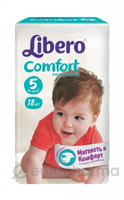 Libero Подгузники Сomfort Maxi plus 5 №18 (3585) Libero Подгузники Сomfort Maxi plus 5 №18 (3585)