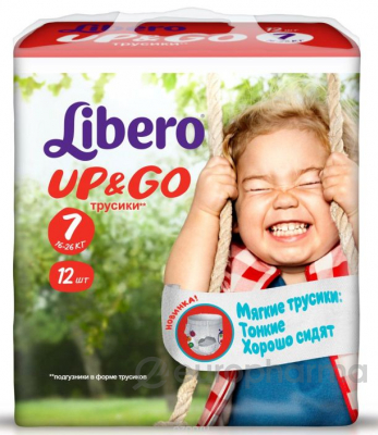 Libero Подгузники Up & Go XL+ 7 №12 (5583) Libero Подгузники Up & Go XL+ 7 №12 (5583)
