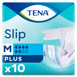 TENA Slip Plus подгузники для взрослых размер Medium 10 шт