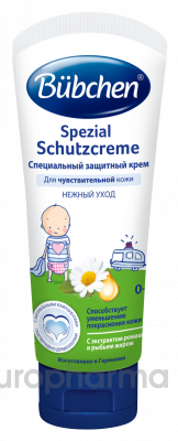Buebchen крем специальный защитный для чувствительной кожи детский 75 мл