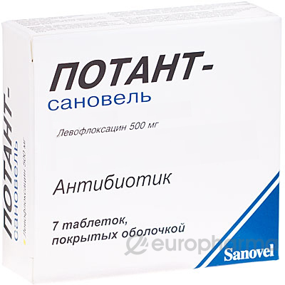 Потант-Сановель 500 мг, №7, табл.