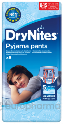 Dry Nites трусики ночные 8-15 для мальчиков Galaxy 9х3