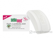 Sebamed мыло туалетное очищающее с оливками 150 г (арт 3003953)
