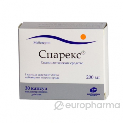 Спарекс 200 мг №30 капс Спарекс 200 мг №30 капс