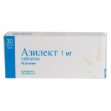 Азилект 1 мг №30 табл