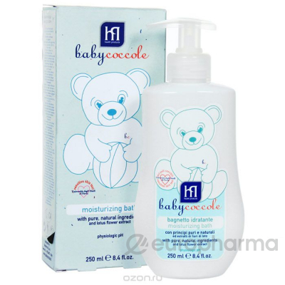 BABYCOCCOLE Увлажняющая пена для ванн 250 мл BABYCOCCOLE Увлажняющая пена для ванн 250 мл