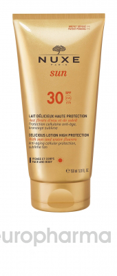 Nuxe лосьон солнцезащитный для лица и тела SPF30 SUN 150мл Nuxe лосьон солнцезащитный для лица и тела SPF30 SUN 150мл