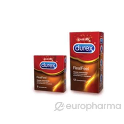Презервативы Durex Real Feel (естествен ощущение) №12 Презервативы Durex Real Feel (естествен ощущение) №12