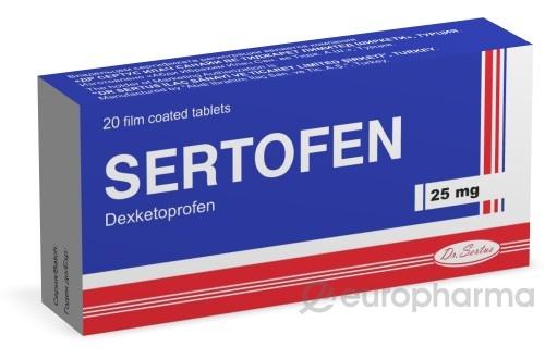 Сертофен 25 мг №20 табл
