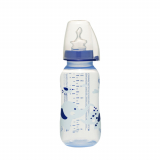 NIP бутылочка пластиковая "Trendy" unisex с соской силикон , размер 1 125мл