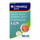 Сумамед форте 200мг/5мл 37,5 мл порошок для пригот. сусп.