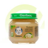 Gerber пюре цветная капуста для детей с 4 месяцев 80 г
