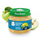 Gerber пюре яблоко для детей с 4 месяцев 80 г