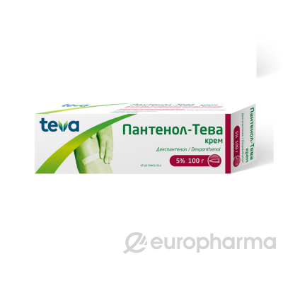 Пантенол-Тева 5%, 100 гр, крем в тубе