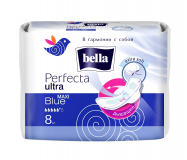Bella прокладки Perfecta Ultra Maxi Blue гигиенические № 8 шт