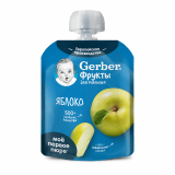 Gerber пюре яблоко для детей с 4 месяцев 90 г