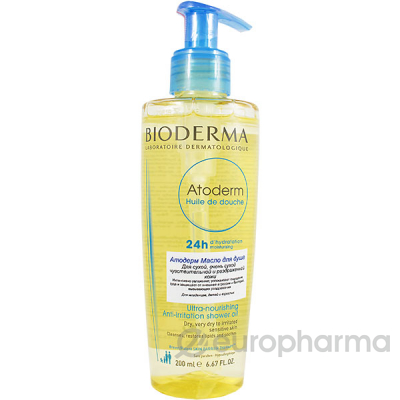 Bioderma масло для душа очищающее Атодерм 200 мл