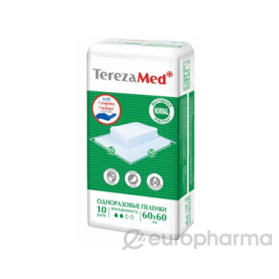 TerezaMed пеленки одноразовые Normal 60х60 №10 TerezaMed пеленки одноразовые Normal 60х60 №10