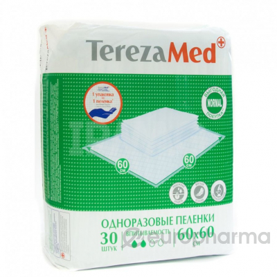 TerezaMed пеленки Normal одноразовые для взрослых и детей 60х60 № 30 шт