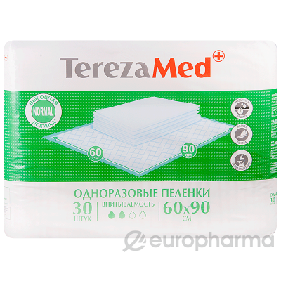 TerezaMed пеленки одноразовые Normal 60х90 №30 TerezaMed пеленки одноразовые Normal 60х90 №30