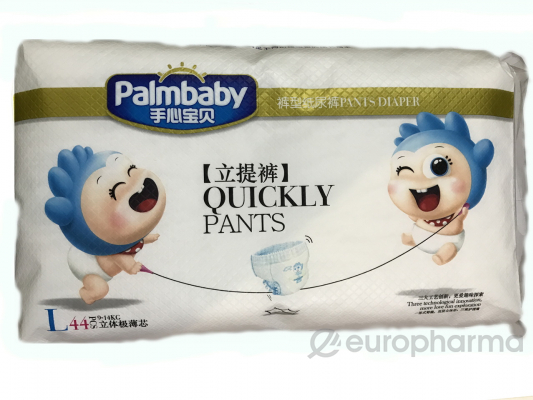 Palmbaby подгузники-трусики L (9-14кг) 44 шт Palmbaby подгузники-трусики L (9-14кг) 44 шт