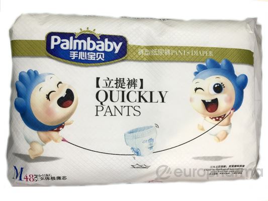 Palmbaby подгузники-трусики M (6-11кг) 48 шт Palmbaby подгузники-трусики M (6-11кг) 48 шт