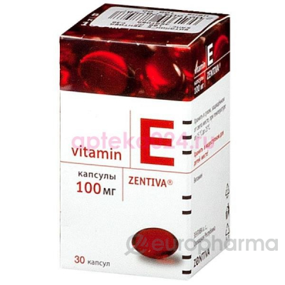 Витамин Е(а-токоферола ацетат) №30 капс
