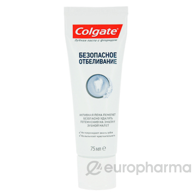 Colgate зубная паста L3 Безопасное Отбеливание 75млл Colgate зубная паста L3 Безопасное Отбеливание 75млл