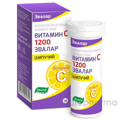 Витамин С 1200 по 3,8 г №20,шип.табл