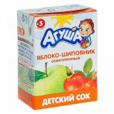 Агуша сок яблоко-шиповник осветленный детский 200 мл