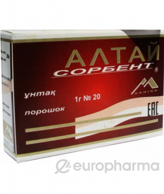 Алтайсорбент 1 г №20,порошок Алтайсорбент 1 г №20,порошок