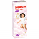 Huggies трусики 6 (16-22 кг) для девочек № 44 шт