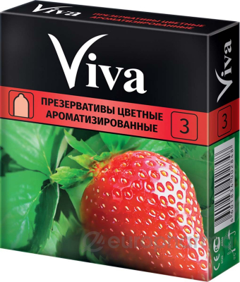 Презерватив Viva №3 цветные Презерватив Viva №3 цветные