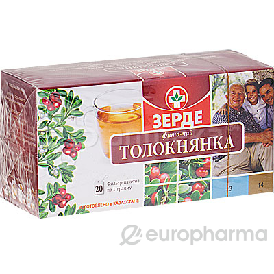 Толокнянка лист Зерде 30 гр, фито чай