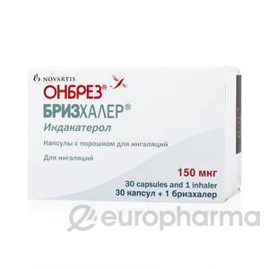 Онбрез Бризхалер пор/инг 150 мкг, №30, капс. Онбрез Бризхалер пор/инг 150 мкг, №30, капс.