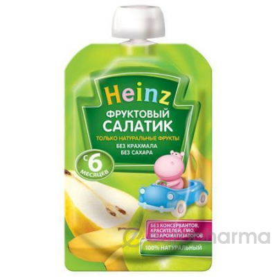 Heinz пюре Фруктовый салатик 90 гр Heinz пюре Фруктовый салатик 90 гр