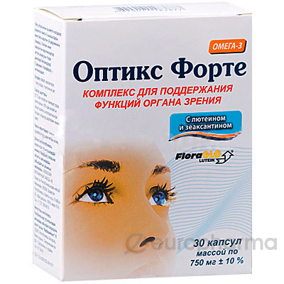 Оптикс Форте 750 мг, №30, табл.